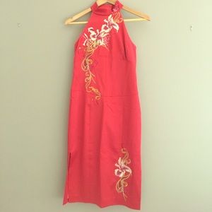 Karen Millen dress with embroidery and back detail